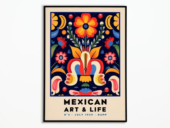 Mexican Art and Life Poster, 1939 Decoration