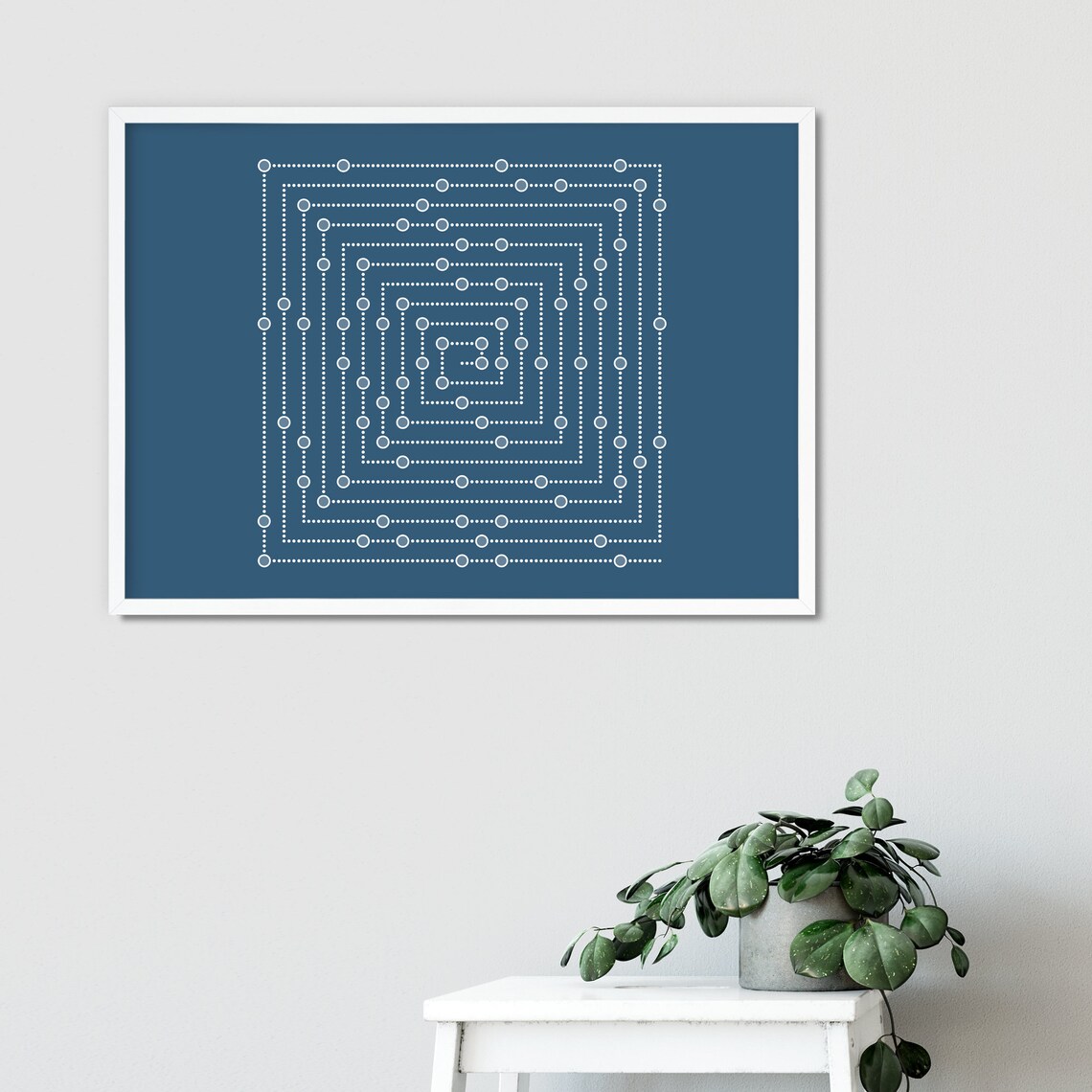 Prime Spiral Ulams Spiral Prime Numbers Art Print - Image 2