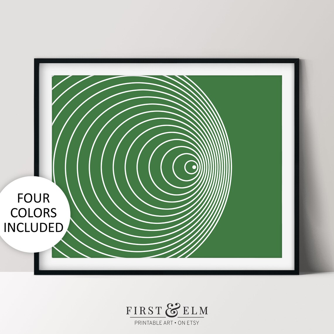 Doppler Effect, Minimalist Science Art Print
