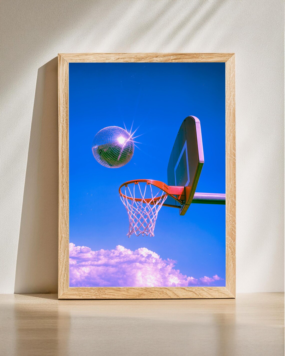 Retro Basketball Lovers Gift, Modern Pop Art
