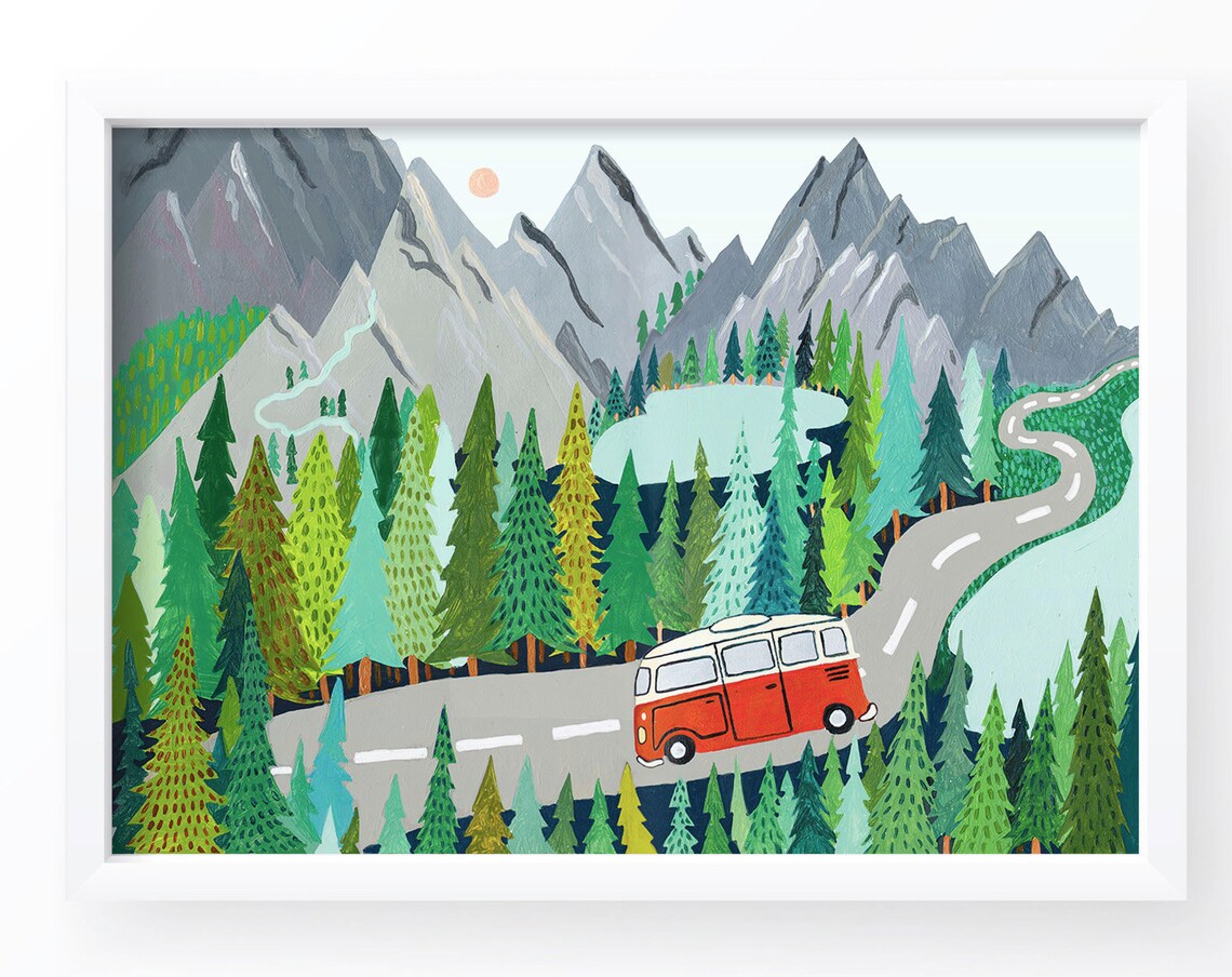 New Zealand Travel Poster, Mountain National Park - Image 5