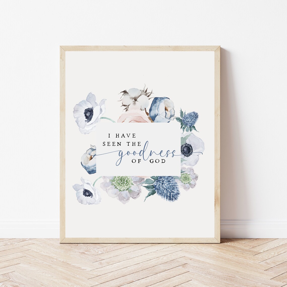 Christian Gift For Women Goodness Of God Scripture Wall Art Decor Boho Bible Verse Nursery Sign Mom