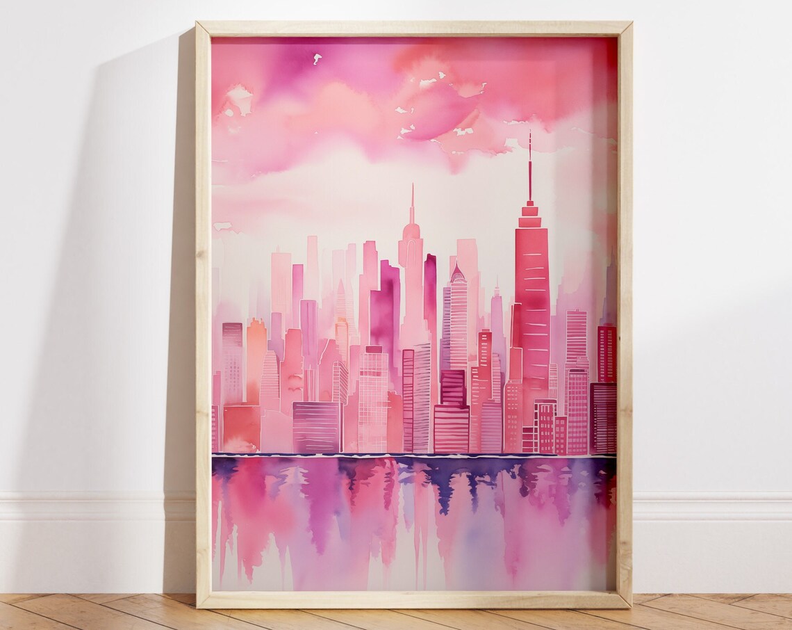 New York Travel Poster, Empire State Building