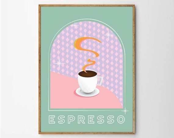Coffee Poster Retro Wall Print Bar Decor 3 Piece Art Bed And Breakfast Kitchen Counter Tops Home Decore