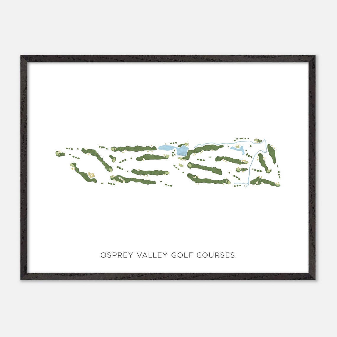 Osprey Valley Golf Courses Canada Minimalist Watercolor Poster - Image 4