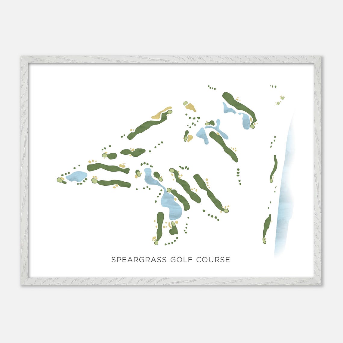 Speargrass Golf Course Canada Modern Minimalist Map Art Poster - Image 3