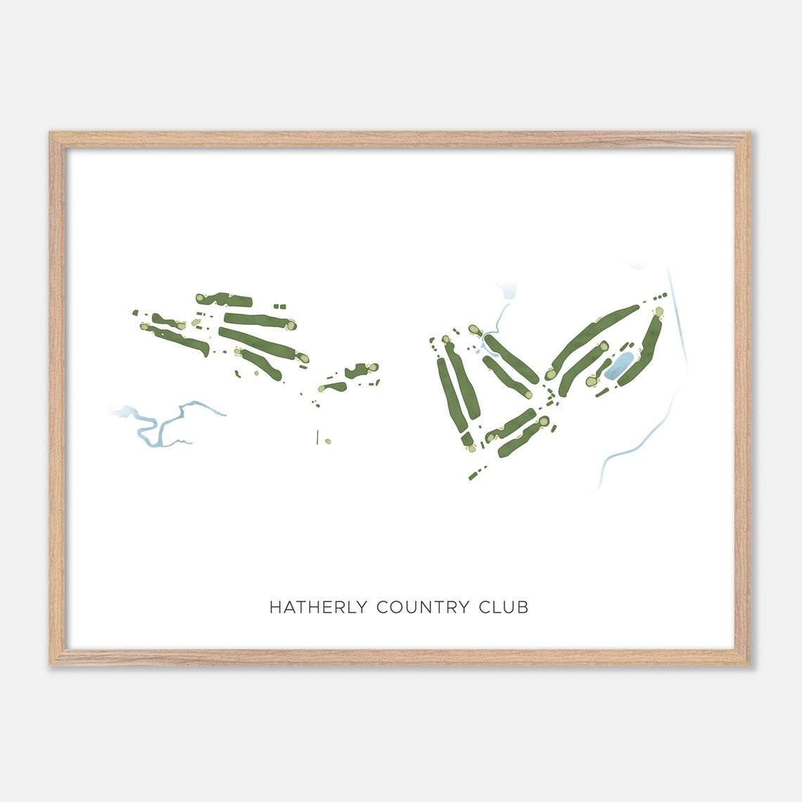 Hatherly Country Club, North Scituate Map Print