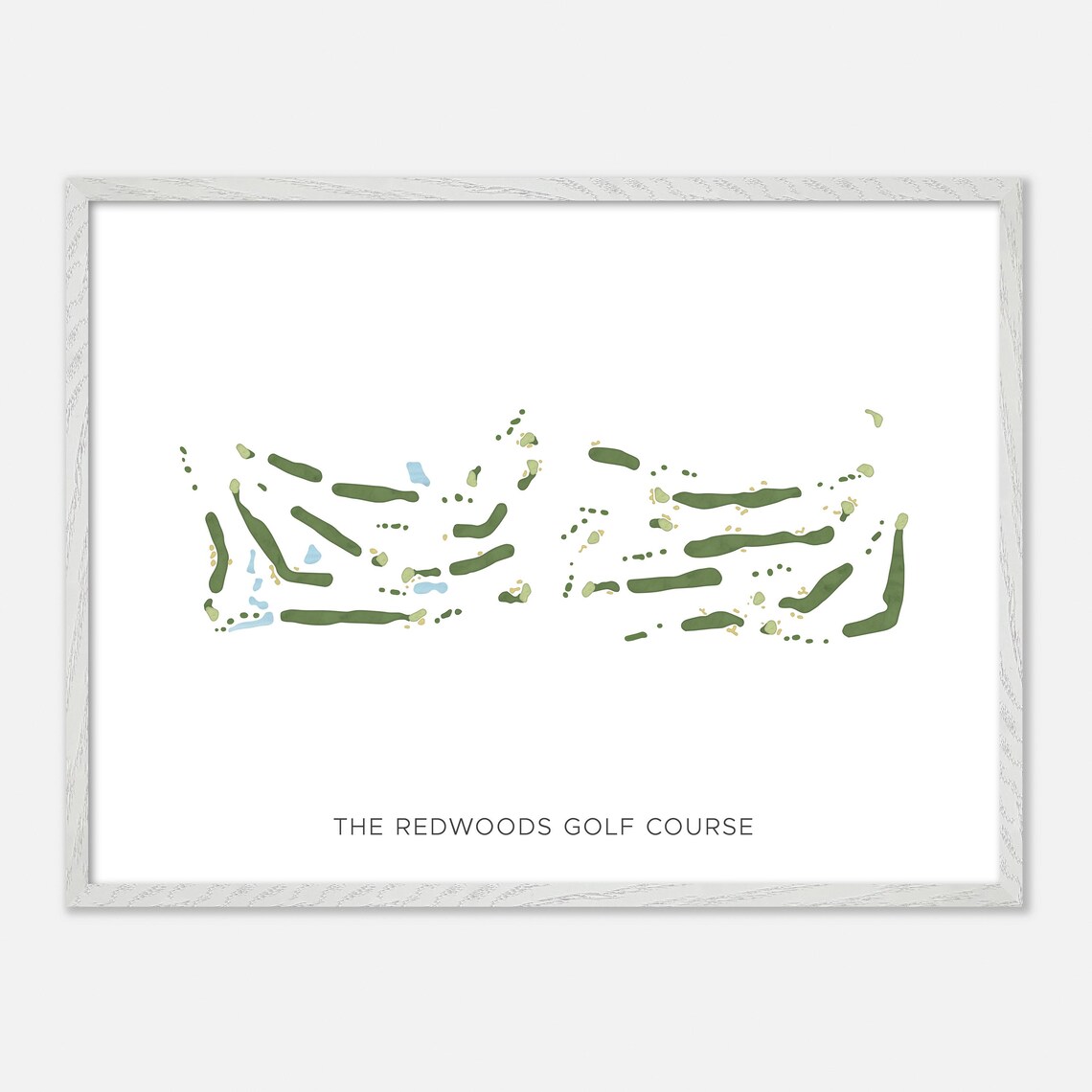The Redwoods Golf Course Canada Modern Minimalist Map Art Poster - Image 3