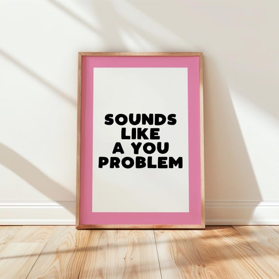 Home Office Wall Print Art Cute Decor Work Poster From