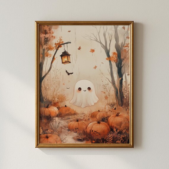 Halloween And Pumpkin Print Holiday Wall Art Kitchen Collected Prints Cpp786