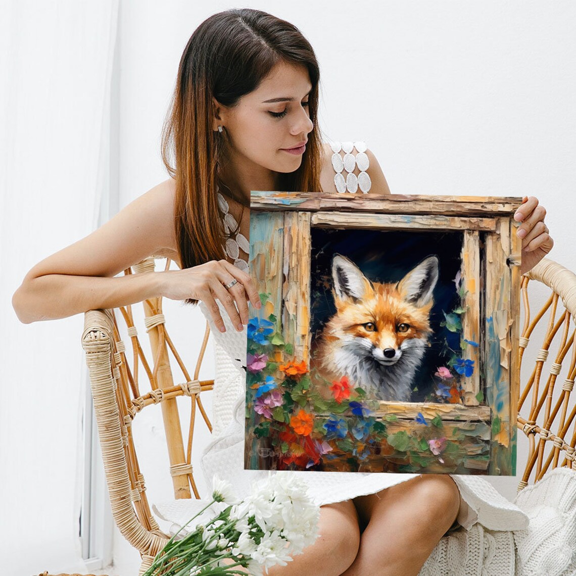 Fox Wall Art Print for Living Room and Office - Image 3