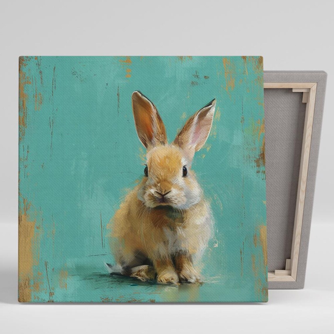 Bunny Whimsical Animal Nursery Wall Art Print