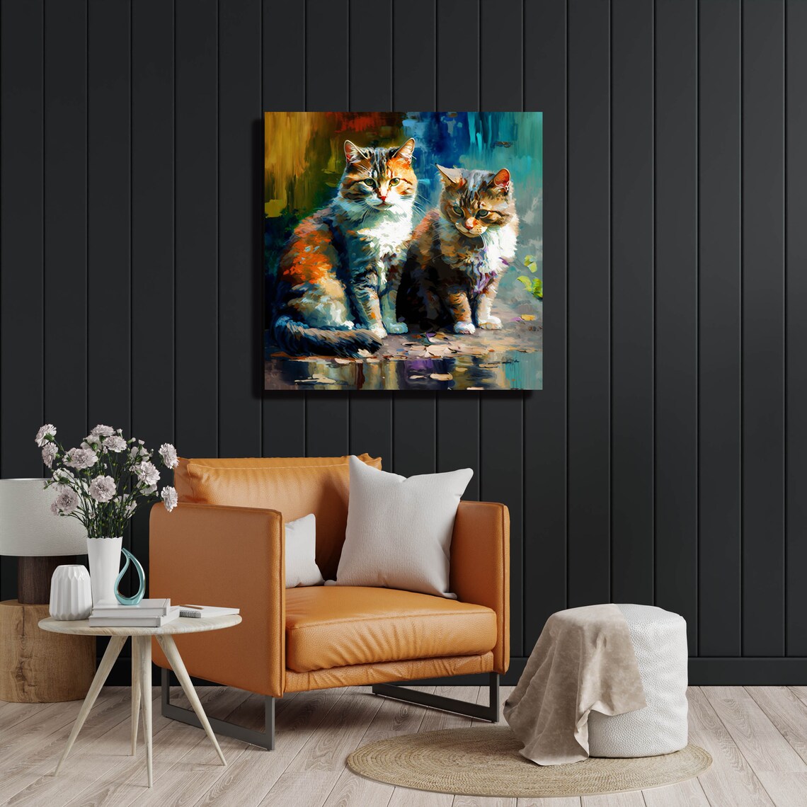 Whiskers and Whimsy Cat Art Print for Cat Lovers - Image 4