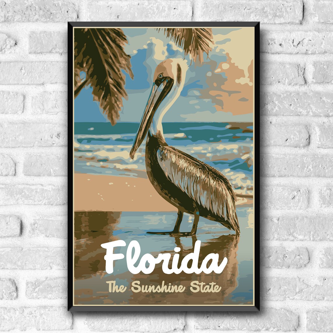 Florida The Sunshine State Vintage Travel Poster - Image 3