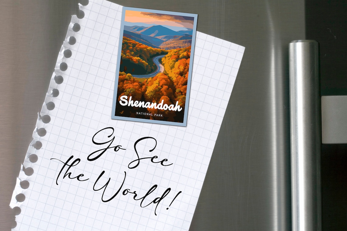 Shenandoah National Park Vintage Style Travel Poster - Image 2