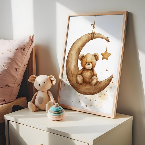 Teddy Bear Nursery Art Print