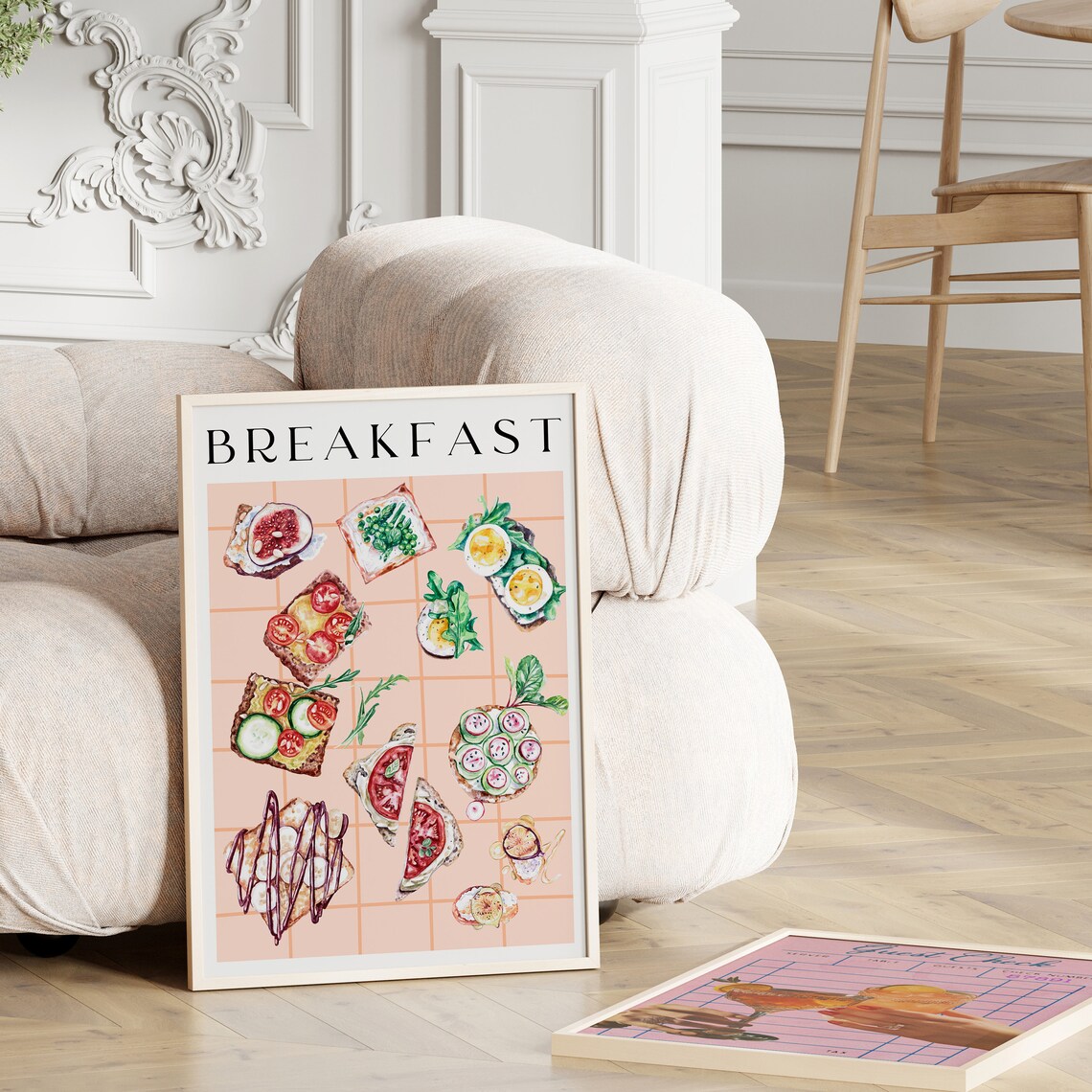 Breakfast Food Artwork, Kitchen Wall Decor - Image 2