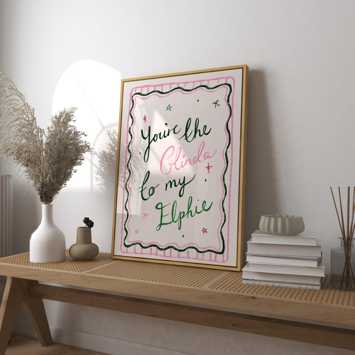 Youre The Glinda To My Elphie Size A1 Art Print Poster Broadway Movie Musical Theatre London Theatreland West End