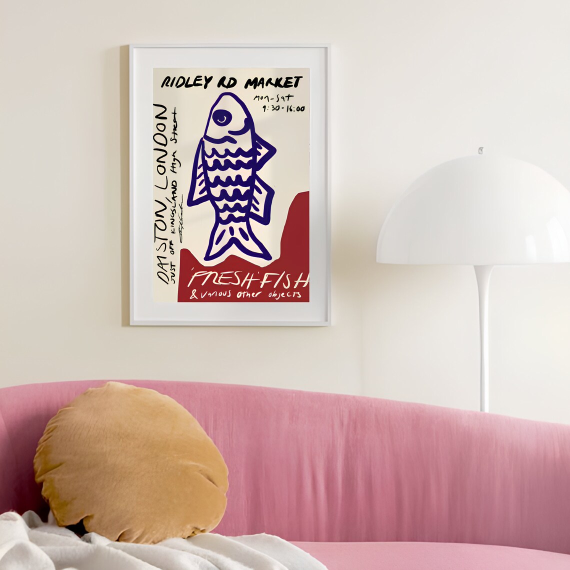 Sardines Retro Fish Kitchen Wall Art Print - Image 2