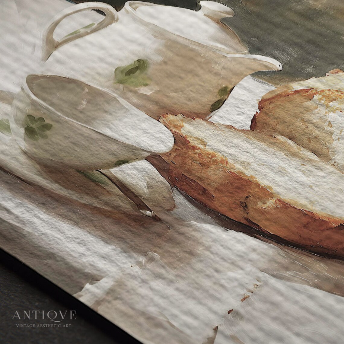 Traditional Irish Soda Bread, Irish Kitchen Art Print - Image 2