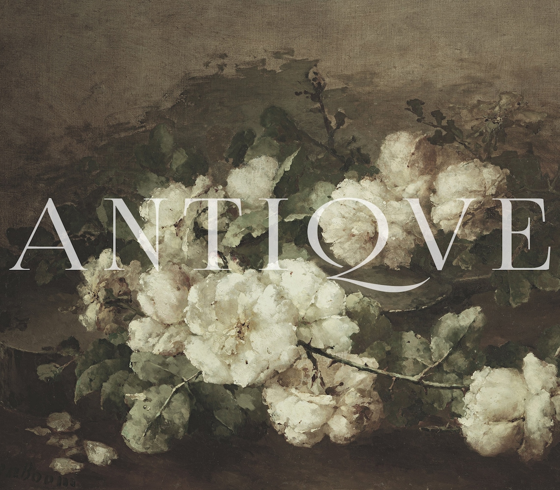 Antique Floral Painting, Vintage Art Print - Image 4