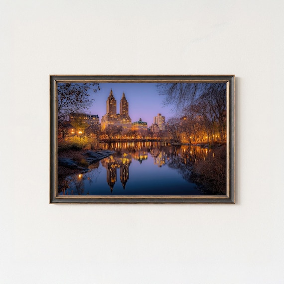 Central Park Print The San Remo Reflection Nyc Skyline Wall Art