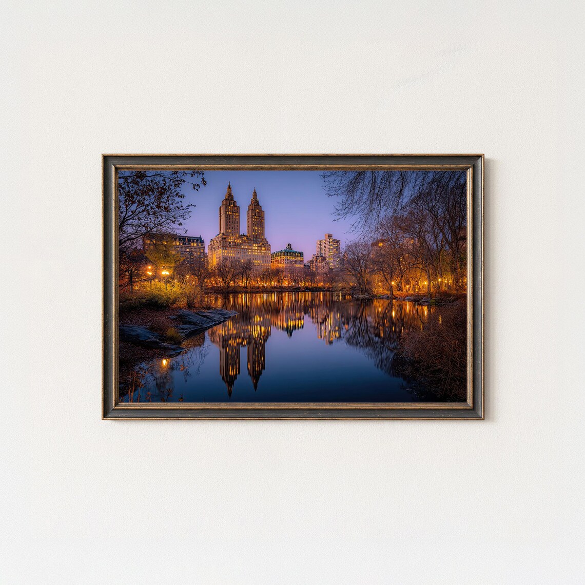 Central Park Print The San Remo Reflection Nyc Skyline Wall Art