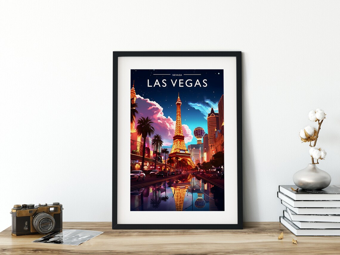 Las Vegas Travel Poster, Nevada Wall Art Print - Image 3