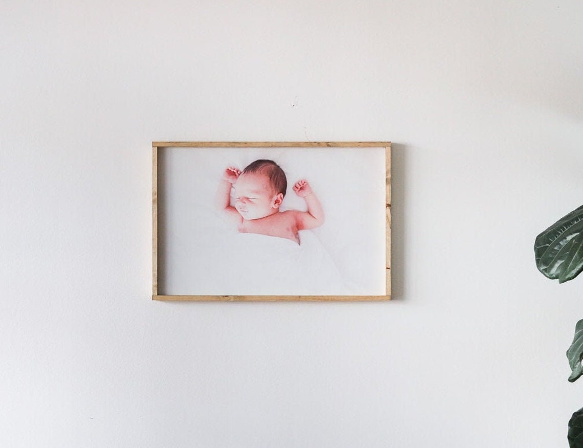 Custom Photo Wood Framed Sign Wood Framed Picture Signs Family Photo Framed Wood Picture Sign Custom Wood Framed Farmhouse Sign