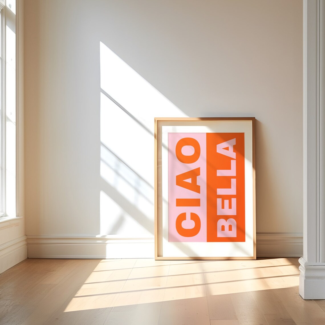 Ciao Bella Motivational Typography Art Print - Image 2
