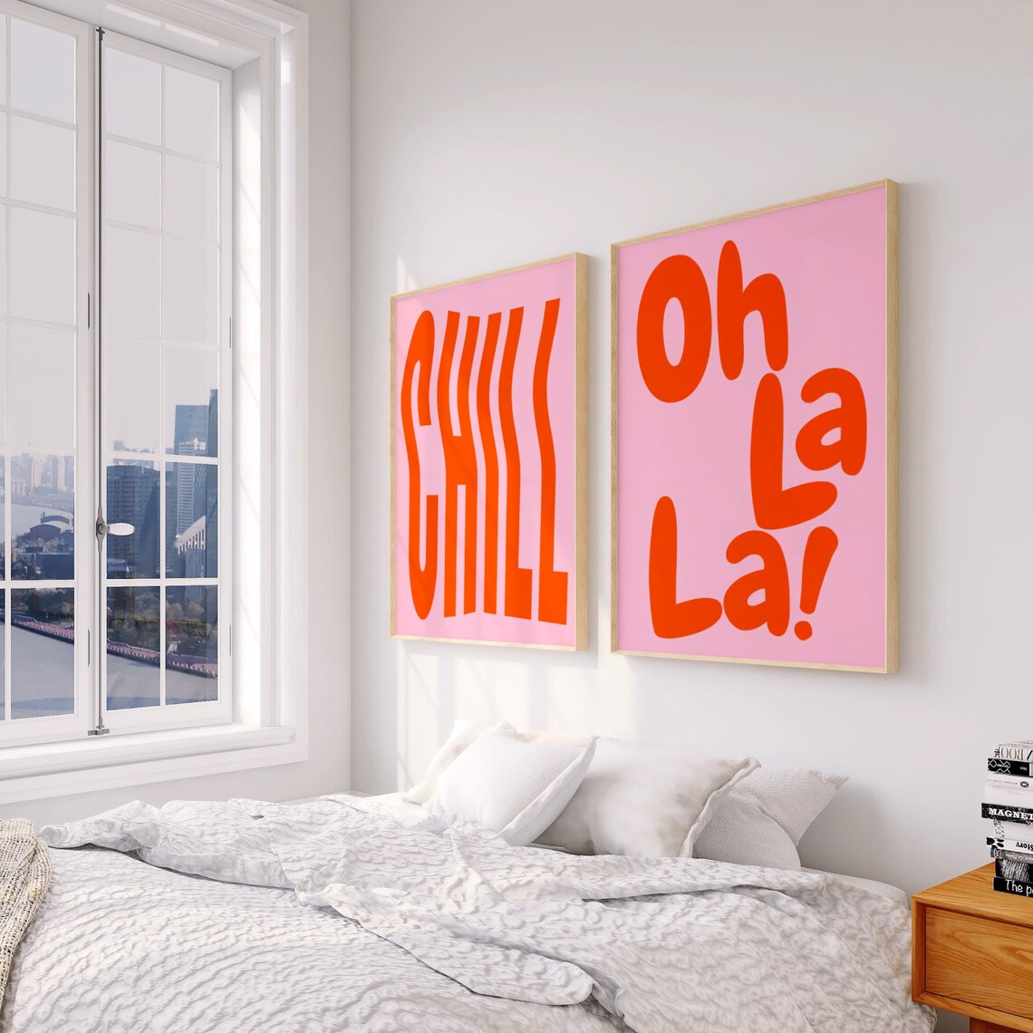 Oh La La French Phrase Gift For Her Wall Art Print - Image 2