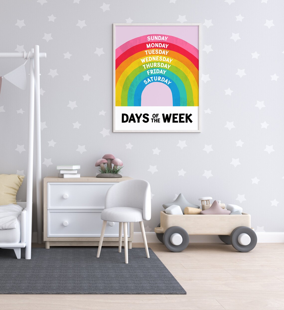 Rainbow Days of the Week Nursery Classroom Poster - Image 7