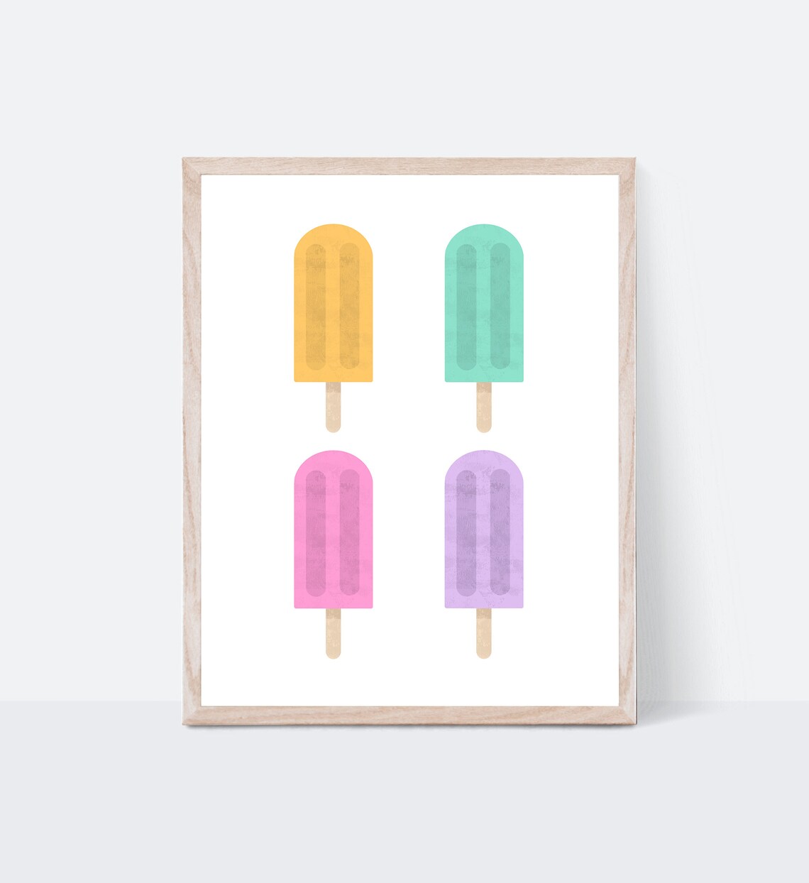 Popsicle Girls Room Art Print, Nursery Decor - Image 2