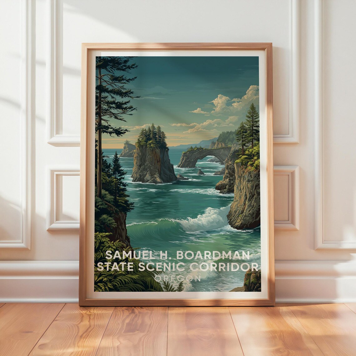 Samuel H Boardman Oregon Vintage Travel Poster