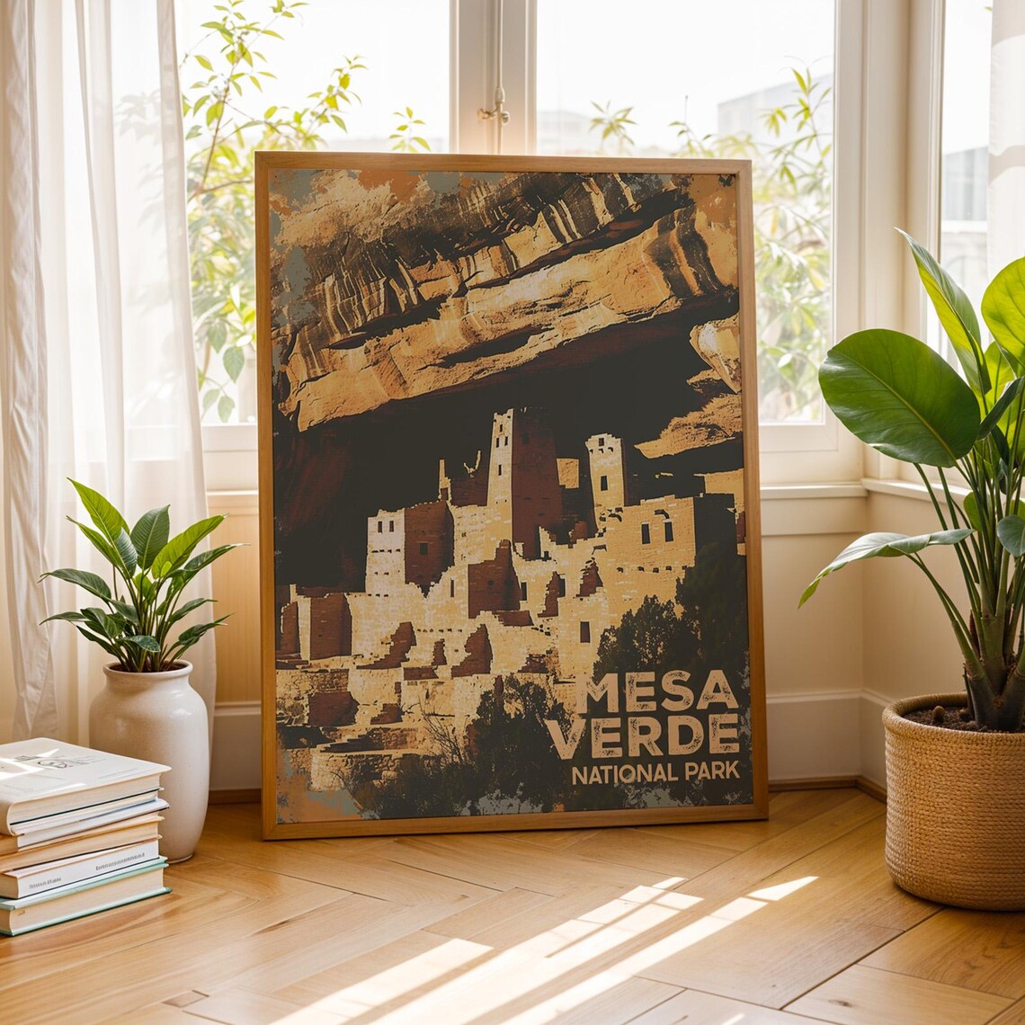 Mesa Verde National Park Vintage Travel Poster