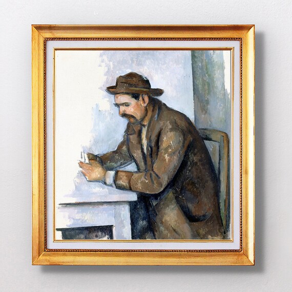 Paul Cezanne The Cardplayer 1892 Fine Art Glice Sku 0250