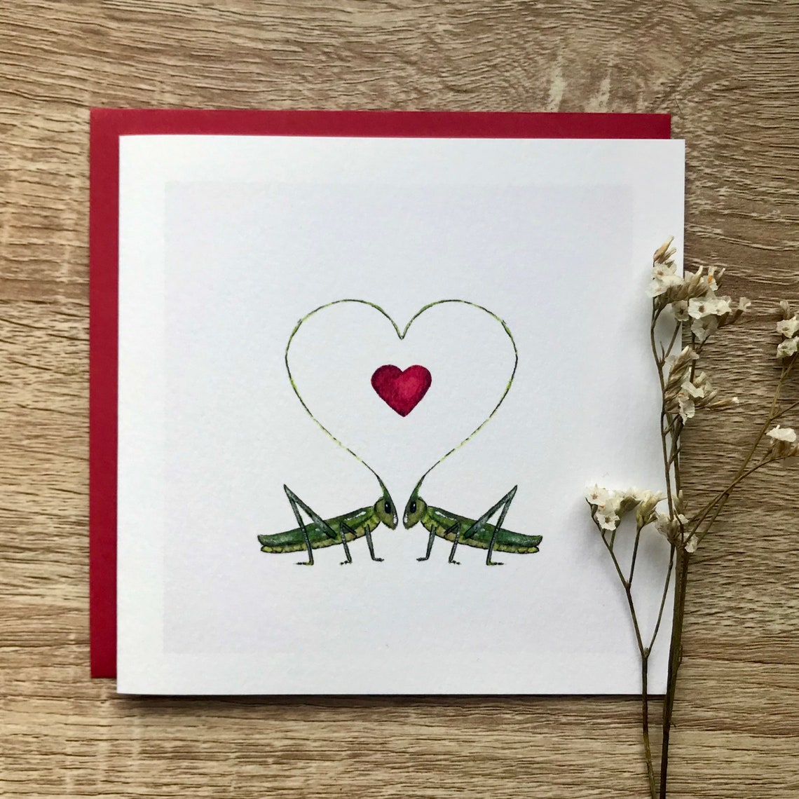 Grasshopper Card Art Print