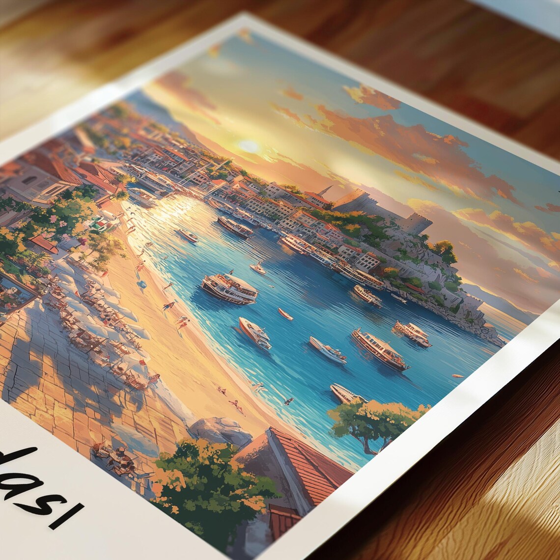 Kusadasi Turkey Travel Poster, Minimalist Wall Art - Image 2
