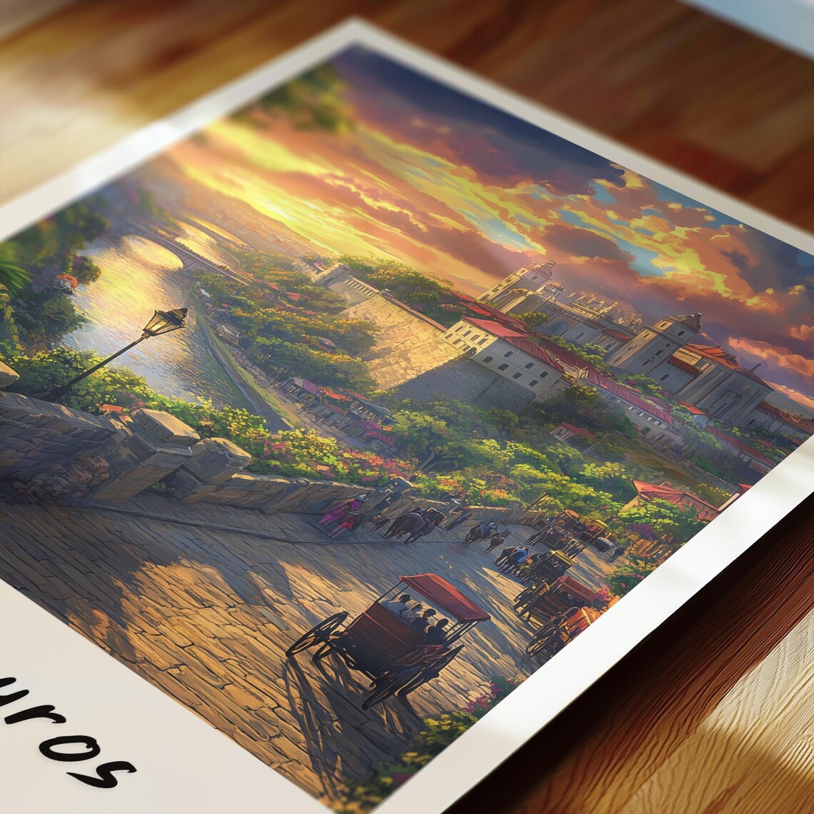 Intramuros Philippines Travel Poster, Minimalist - Image 2