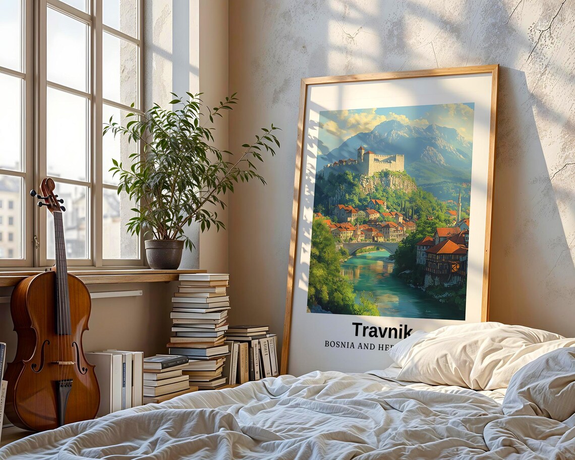 Travnik Travel Poster, Bosnia And Herzegovina - Image 3