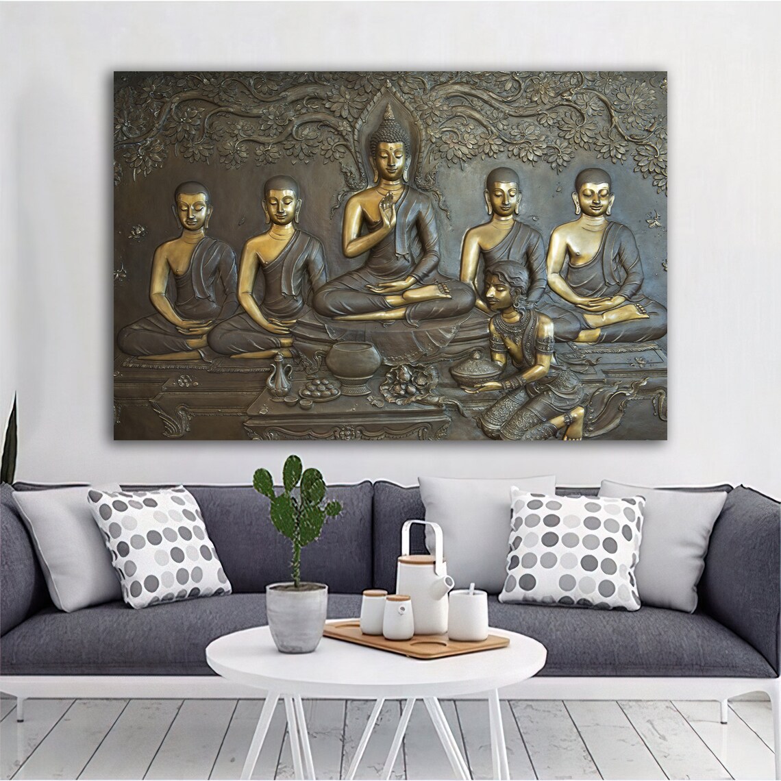 Buddha Meditation Wall Art, Buddhist Art Print
