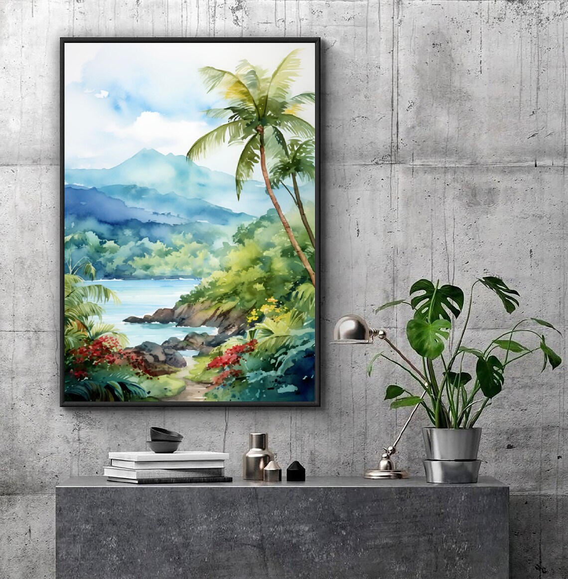 Costa Rica Landscape Art Print, La Fortuna Volcano - Image 4