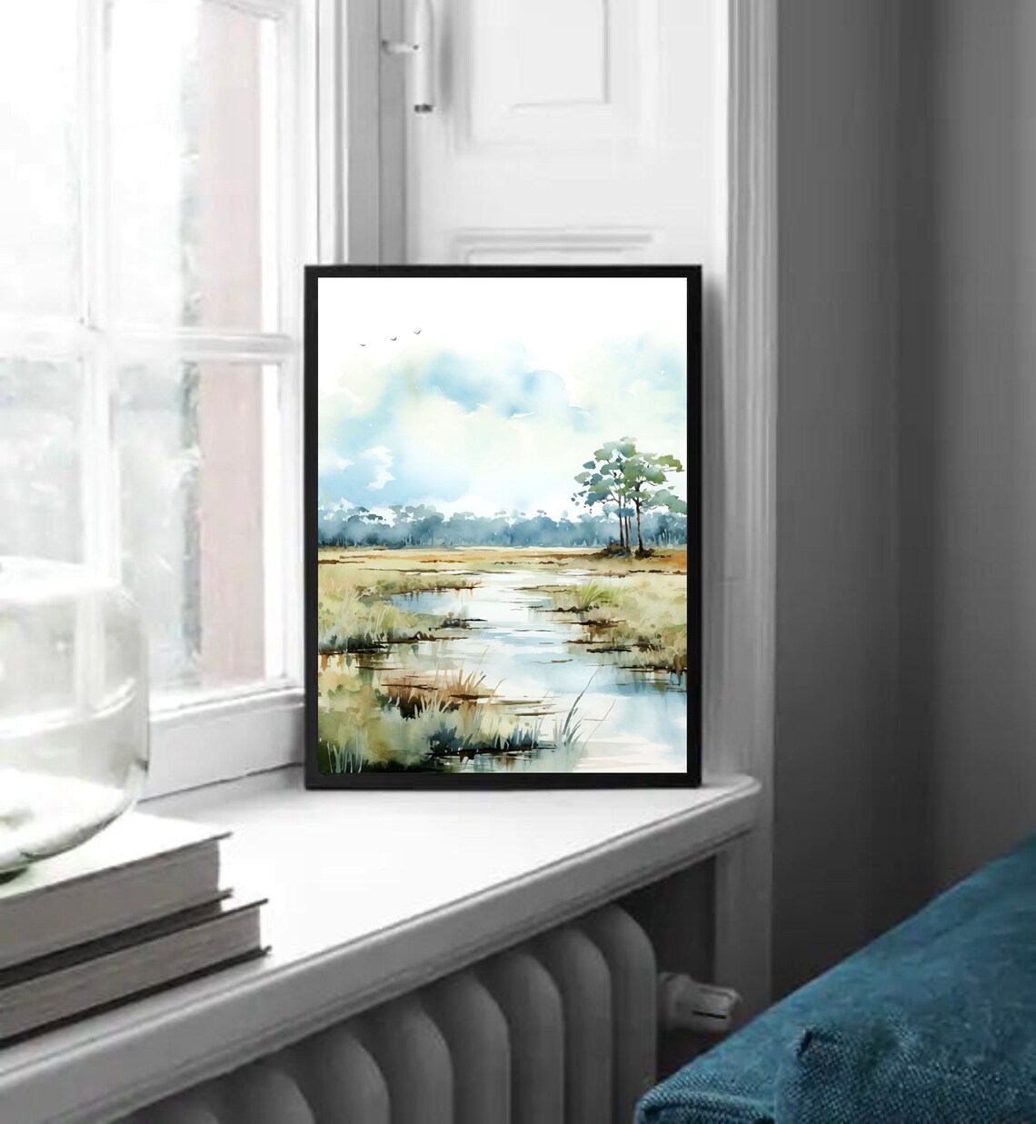 Bon Secour National Wildlife Refuge Watercolor Art Print - Image 3