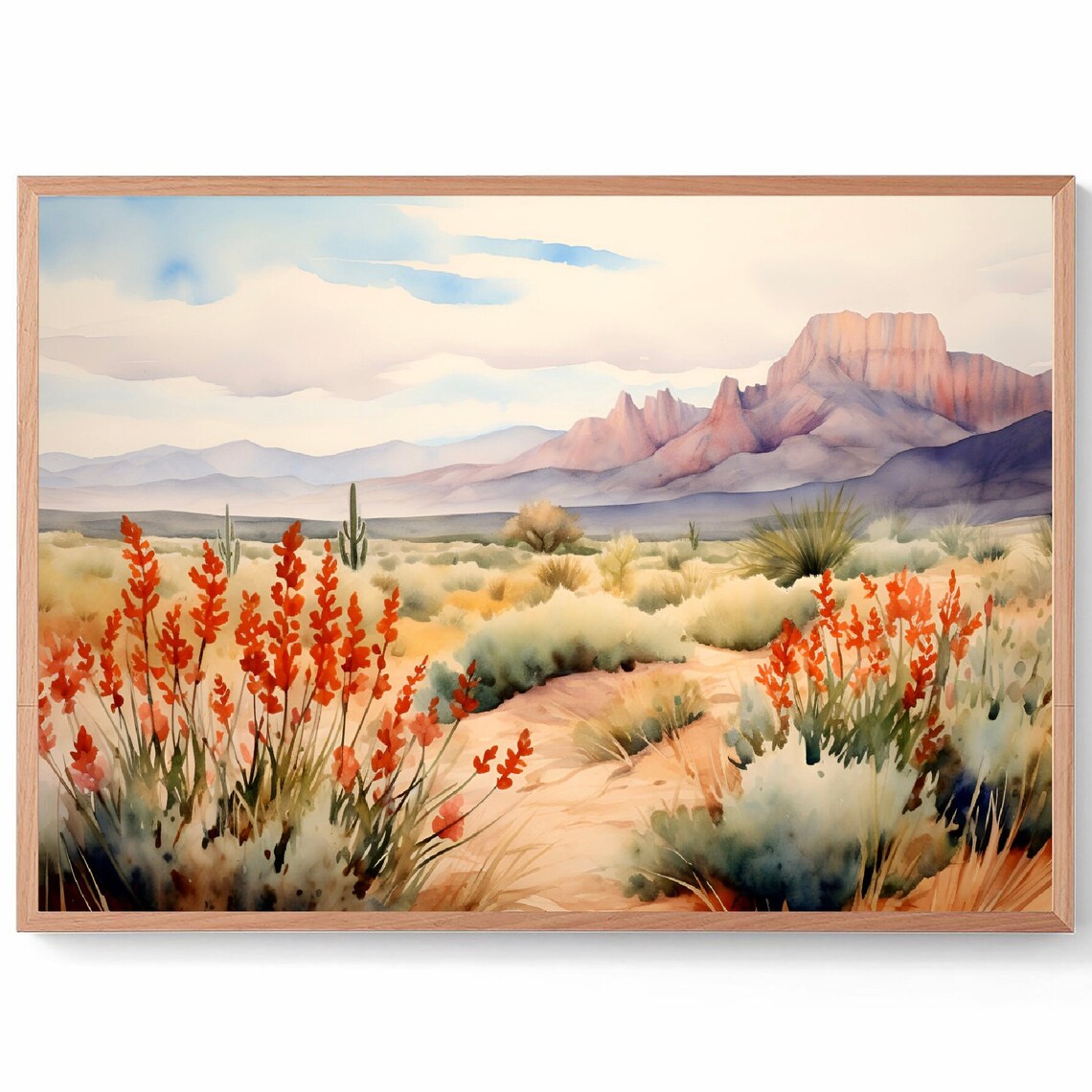 Las Cruces New Mexico Landscape Art Print