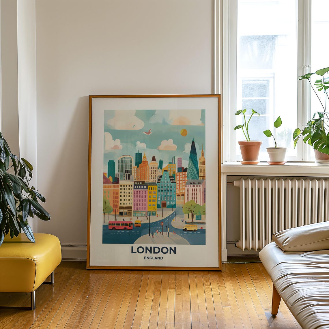London Travel Poster London Poster London Travel Print London City Print Travel Print Travel Poster London Wall Decor England Poster 006 - Image 2