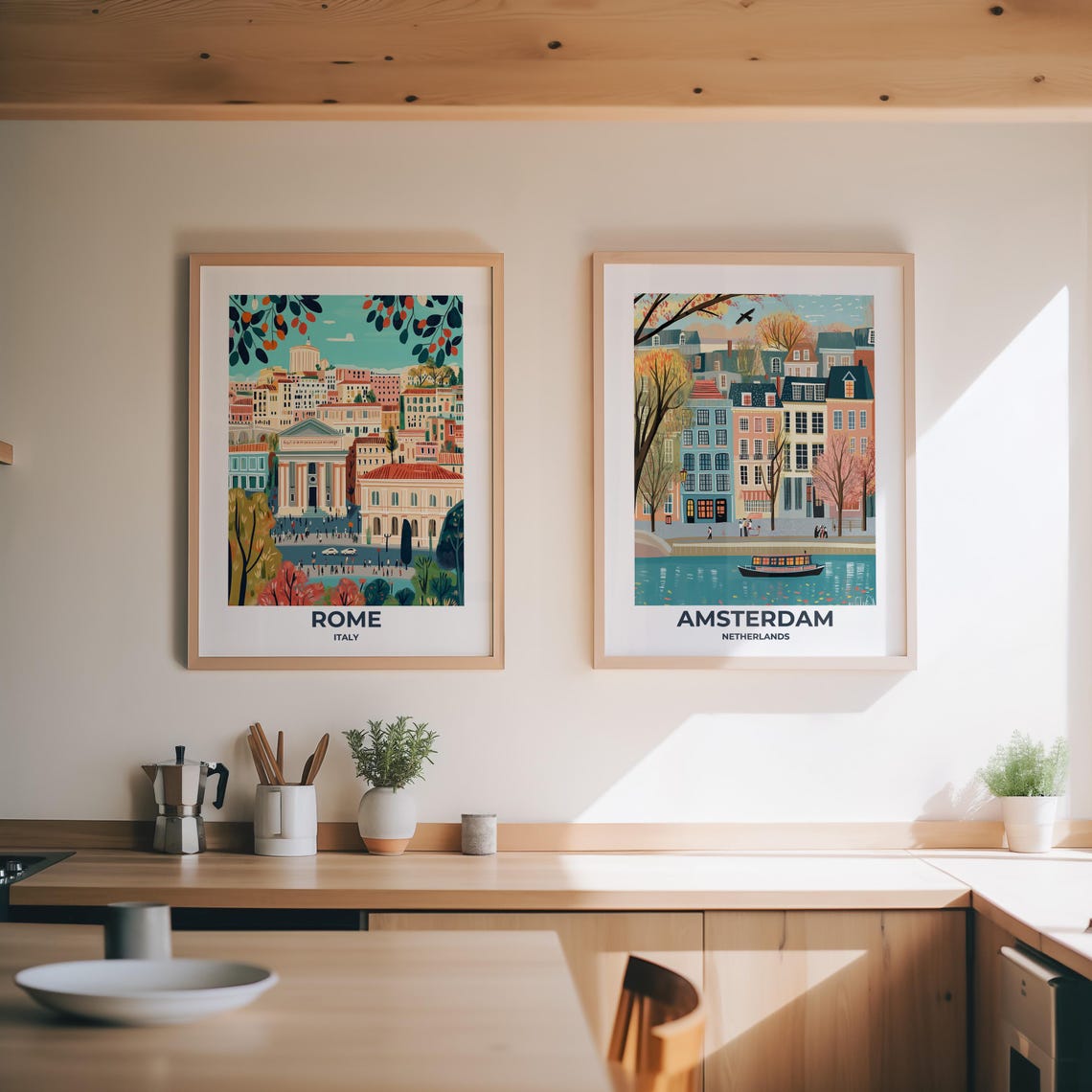 Rome Travel Poster Rome Poster Rome Travel Print Rome City Print Travel Print Travel Poster Rome Wall Decor Italy Travel Poster - Image 2