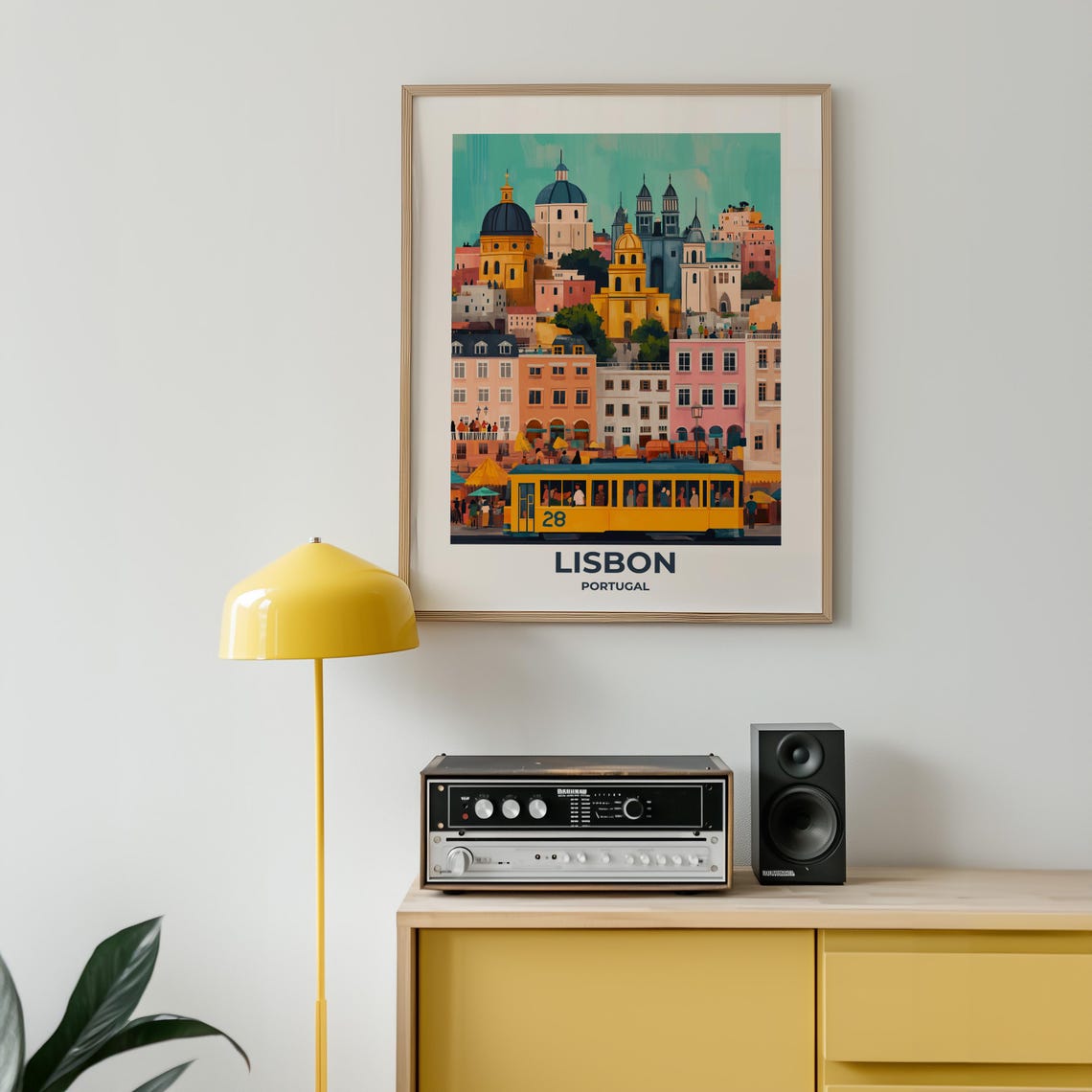 Lisbon Travel Poster Lisbon Poster Lisbon Travel Print Lisbon City Print Travel Print Travel Poster Lisbon Wall Decor Portugal Poster 007 - Image 5