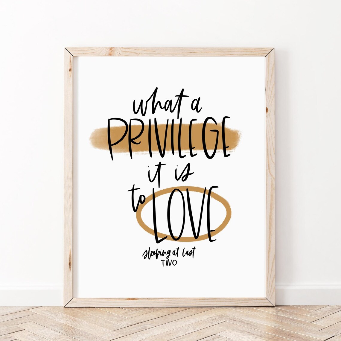 Enneagram 2 Sleeping At Last Lyrics Print, Neutral