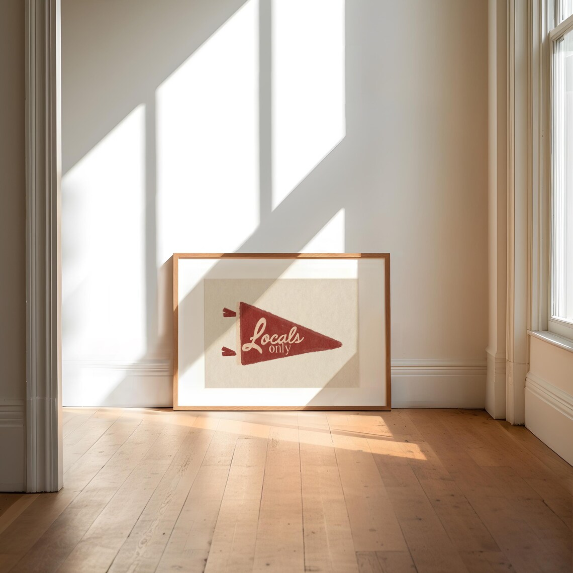 Locals Only Beach House Decor Nautical Art Print - Image 2