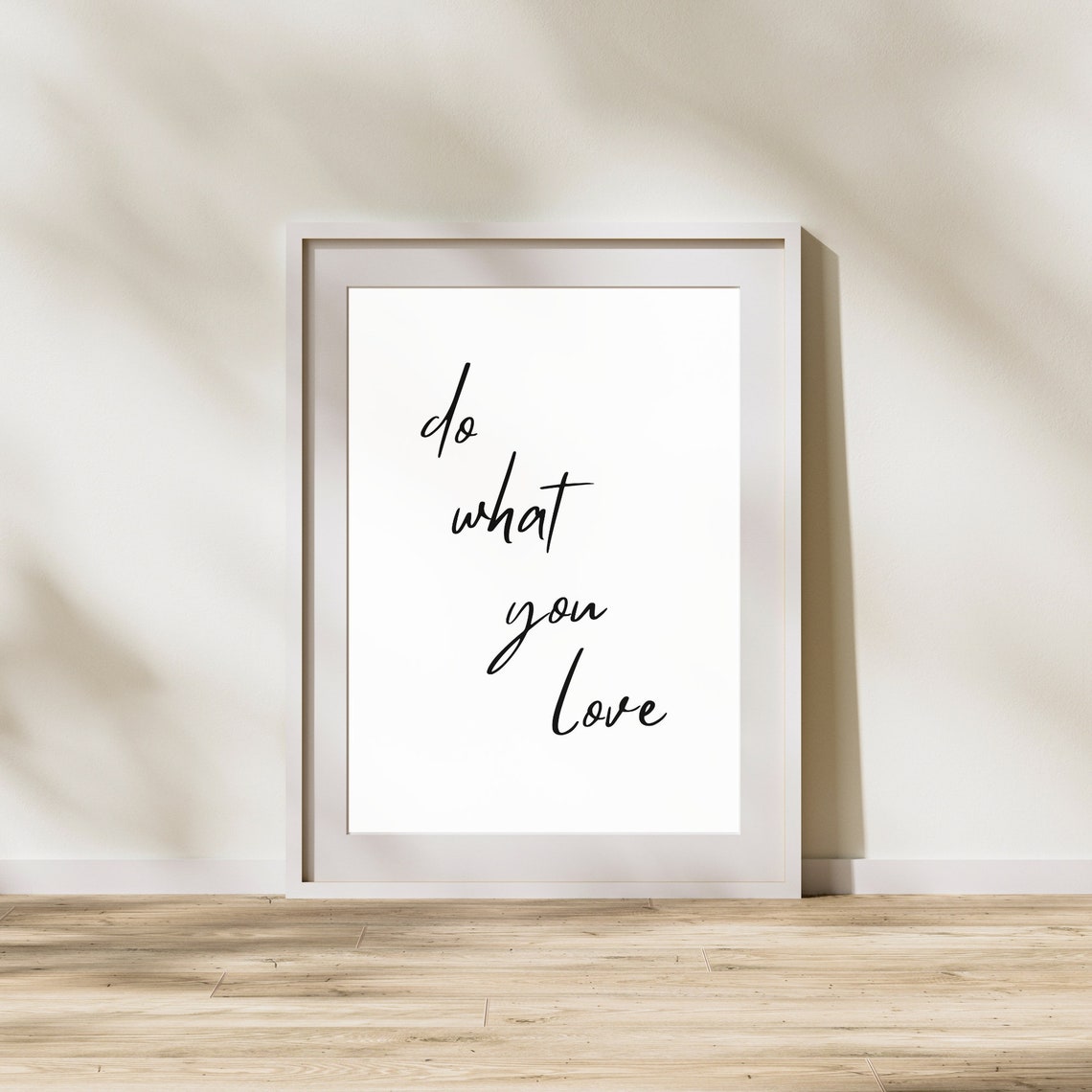 D0 What You Love Wall Art Print Childrens Wall Art Bedroom Playroom Nursery Decor Kids Roon Wall Art Teenager Print - Image 3